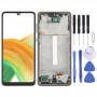 מסך LCD OLED עבור סמסונג גלקסי A33 5G SM-A336 דיגיטייזר מכלול מלא עם מסגרת (שחור)