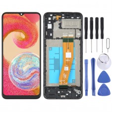PLS מסך LCD מקורי עבור Samsung Galaxy A04E SM-A042 Digitizer הרכבה מלאה עם מסגרת
