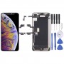 מסך LCD מקורי לאייפון XS Max Digitizer הרכבה מלאה עם כבל גמיש רמקול אזהרה