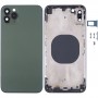 כיסוי דיור אחורי עם חיקוי מראה של IP13 Pro Max עבור iPhone XS Max (ירוק)