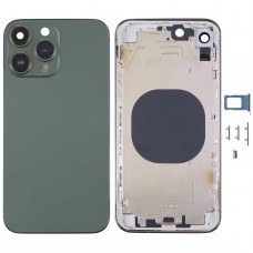כיסוי דיור אחורי נירוסטה עם חיקוי מראה של IP13 Pro לאייפון XR (ירוק)