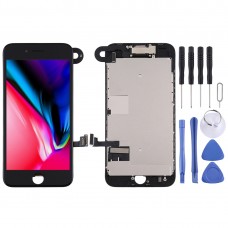 מסך LCD TFT לאייפון 8 עם הרכבה מלאה של Digitizer כולל מצלמה קדמית (שחור)
