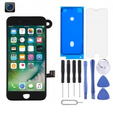 מסך LCD של TFT לאייפון 7 עם הרכבה מלאה של Digitizer כולל מצלמה קדמית (שחור)