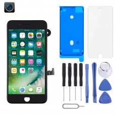 מסך LCD TFT לאייפון 7 פלוס עם הרכבה מלאה של Digitizer כולל מצלמה קדמית (שחור)