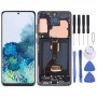 מסך LCD Super AMOLED מקורי עבור Samsung Galaxy S20+ 5G SM-G986B-G985 Digitizer הרכבה מלאה עם מסגרת (שחור)