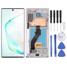 מסך LCD מקורי עבור סמסונג גלקסי הערה 10 גרם-הערה 10G 5G SM-N971-N970 Digitizer הרכבה מלאה עם מסגרת (אפור)