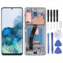 מסך LCD Super AMOLED מקורי עם דיגיטייזר הרכבה מלאה עם מסגרת לסמסונג גלקסי S20 5G SM-G981B (כסף)