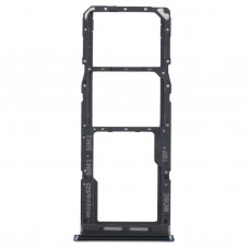 עבור Samsung Galaxy M32 SM-M325 מגש כרטיס SIM + מגש כרטיס SIM + מגש כרטיס מיקרו SD (שחור)