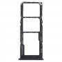 עבור Samsung Galaxy M32 5G SM-M326B מגש כרטיס SIM מקורי + מגש כרטיס SIM + מגש כרטיס מיקרו SD (שחור)