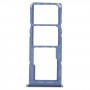 עבור Samsung Galaxy M32 5G SM-M326B מגש כרטיס SIM מקורי + מגש כרטיס SIM + מגש כרטיס מיקרו SD (כחול)