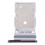 עבור Samsung Galaxy S22 Ultra 5G SM-S908B מגש כרטיס SIM מקורי + מגש כרטיס SIM (שחור)