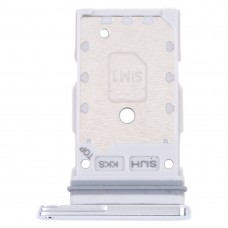 עבור Samsung Galaxy S22 Ultra 5G SM-S908B מגש כרטיס SIM מקורי + מגש כרטיס SIM (לבן)