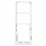 עבור סמסונג גלקסי A13 5G SM-A136 מגש כרטיס SIM מקורי + מגש כרטיס SIM + מגש כרטיס מיקרו SD (לבן)