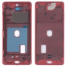 עבור Samsung Galaxy S20 Fe 5g SM-G781B צלחת לוחית מסגרת אמצעית (אדום)