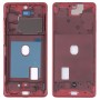 עבור Samsung Galaxy S20 Fe 5g SM-G781B צלחת לוחית מסגרת אמצעית (אדום)