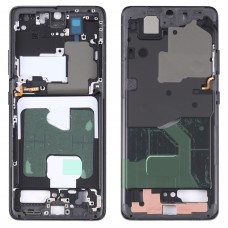עבור Samsung Galaxy S21 Ultra 5G SM-G998B צלחת לוחית מסגרת אמצעית (שחור)