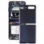 עבור Samsung Galaxy Z Flip 4G SM-F700 סוללת זכוכית כיסוי אחורי (שחור)