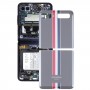 עבור Samsung Galaxy Z Flip 4G SM-F700 סוללת זכוכית כיסוי אחורי (אפור)