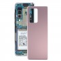 עבור Samsung Galaxy Z Fold2 5G SM-F916B סוללת זכוכית כיסוי אחורי (ורוד)