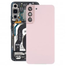 עבור Samsung Galaxy S22+ 5G SM-S906B כיסוי אחורי סוללה עם כיסוי עדשת מצלמה (זהב)