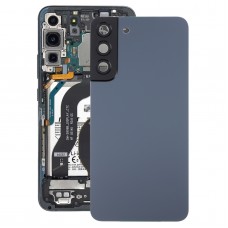 עבור Samsung Galaxy S22+ 5G SM-S906B כיסוי אחורי סוללה עם כיסוי עדשת מצלמה (כחול)