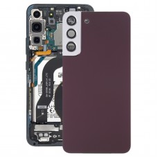 עבור Samsung Galaxy S22+ 5G SM-S906B כיסוי אחורי סוללה עם כיסוי עדשת מצלמה (סגול)
