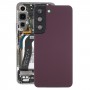 עבור Samsung Galaxy S22 5G SM-S901B כיסוי אחורי סוללה עם כיסוי עדשת מצלמה (סגול)