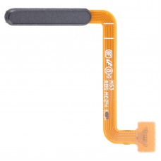 עבור Samsung Galaxy M53 SM-M536B חיישן טביעות אצבע מקורי של טביעות אצבע כבל (שחור)