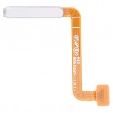 עבור Samsung Galaxy M53 SM-M536B חיישן טביעות אצבע מקורי של טביעות אצבע כבל (כסף)