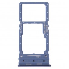 עבור Samsung Galaxy M53 SM-M536B מגש כרטיס SIM מקורי + מגש כרטיס מיקרו SD (כחול)