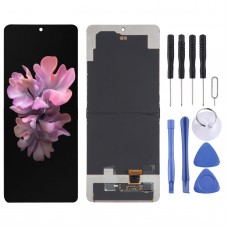 מסך LCD מקורי עבור Samsung Galaxy Z Flip 5G SM-F707 Digitizer הרכבה מלאה