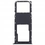 עבור Samsung Galaxy A03S SM-A037U מגש כרטיס SIM מקורי + מגש כרטיס מיקרו SD (שחור)