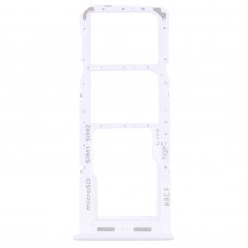 עבור Samsung Galaxy A23 5G SM-A236B מגש כרטיס SIM מקורי + מגש כרטיס SIM + מגש כרטיס מיקרו SD (לבן)