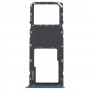 עבור Samsung Galaxy A03S SM-A037U מגש כרטיס SIM מקורי + מגש כרטיס מיקרו SD (כחול)