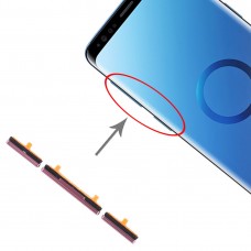 עבור Galaxy S9 - Galaxy S9+ 10 מפתחות צד שנקבעו (סגול)