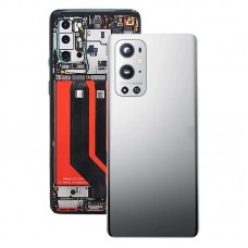 עבור מכסה אחורי סוללה של OnePlus 9 Pro עם עדשת מצלמה (כסף)