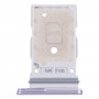 עבור Samsung Galaxy S21 Fe 5G SM-G990B מגש כרטיס SIM מקורי + מגש כרטיס SIM (סגול)