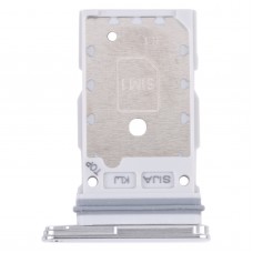 עבור Samsung Galaxy S22 + 5G - S22 5G - SM-S906B SM-S901B מגש כרטיס SIM מקורי + מגש כרטיס SIM (לבן)