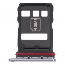 מגש כרטיס SIM + מגש כרטיס NM עבור Huawei P50 (שחור)