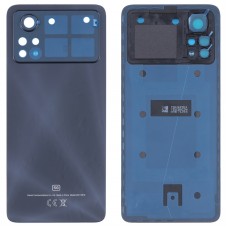 כיסוי גב מקורי של סוללה עבור Xiaomi Poco X4 Pro 5G (שחור)