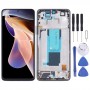מסך LCD מקורי ומכלול דיגיטייזר מלא עם מסגרת עבור Xiaomi Redmi הערה 11 Pro China-Redmi Note 11 Pro+ 5G-11i-11i Hyperray (שחור)
