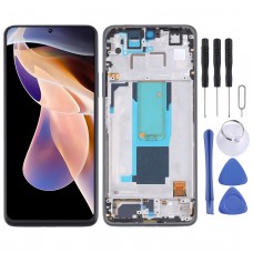 מסך LCD מקורי ומכלול דיגיטלייזר מלא עם מסגרת עבור Xiaomi Redmi Note 11 Pro China-Redmi Note 11 Pro+ 5G-11i-11i Hypersharge (ירוק)