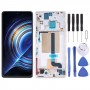 מסך LCD מקורי ומכלול מלא של Digitizer עם מסגרת עבור Xiaomi Redmi K50 Gaming-Poco F4 GT (לבן)