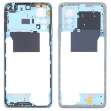 צלחת לוחית מסגרת אמצעית עבור Xiaomi Poco X4 Pro 5G-Redmi Note 11e Pro (כחול)