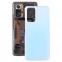 כיסוי אחורי סוללת זכוכית ל- Xiaomi Redmi הערה 10 Pro-Redmi הערה 10 Pro Max-Redmi Note 10 Pro India (כחול)