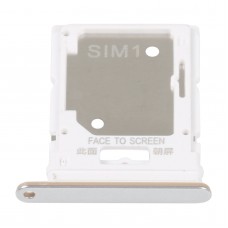 מגש כרטיס SIM + מגש כרטיס מיקרו SD עבור Xiaomi Redmi הערה 11 Pro 4G-Redmi הערה 11 Pro 5G-Redmi הערה 11e Pro-Redmi הערה 11 Pro + 5G הודו-Poco x4 Pro 5G (לבן)
