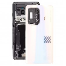 כיסוי גב מקורי של סוללה עבור Xiaomi כריש שחור 5 פרו-כריש שחור 5 (לבן)