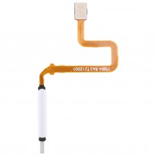 עבור Xiaomi Redmi Note 10 Pro China 5G - Poco X3 GT חיישן טביעות אצבע מקורי של טביעות אצבע כבל (לבן)