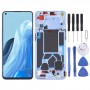 מסך LCD מקורי עבור Oppo Reno7 5G China PFJM10 Digitizer הרכבה מלאה עם מסגרת (כחול)