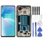 מסך LCD של AMOLED עבור OnePlus NORD 2T CPH2399 CPH2401 Digitizer הרכבה מלאה עם מסגרת (שחור)